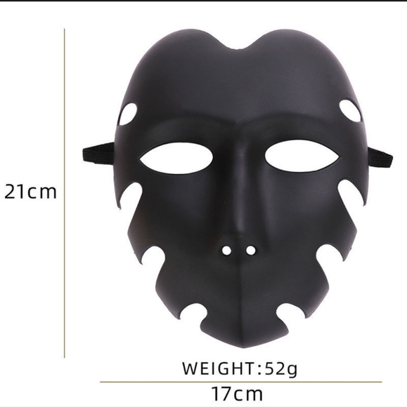 "The Masked Man" Black Plastic Halloween Mask Erotic Mask Fun Bedroom Play - Picture 3 of 6